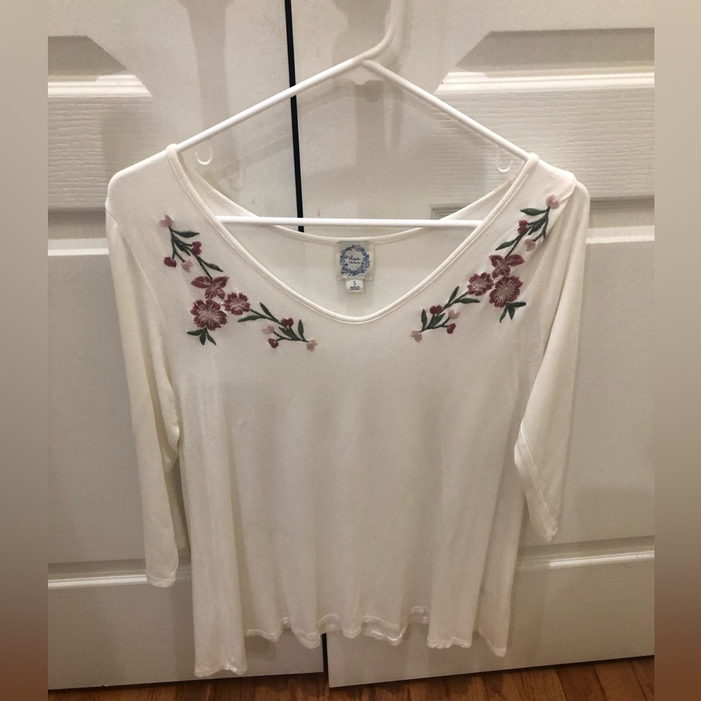 Francesca’s White Blouse